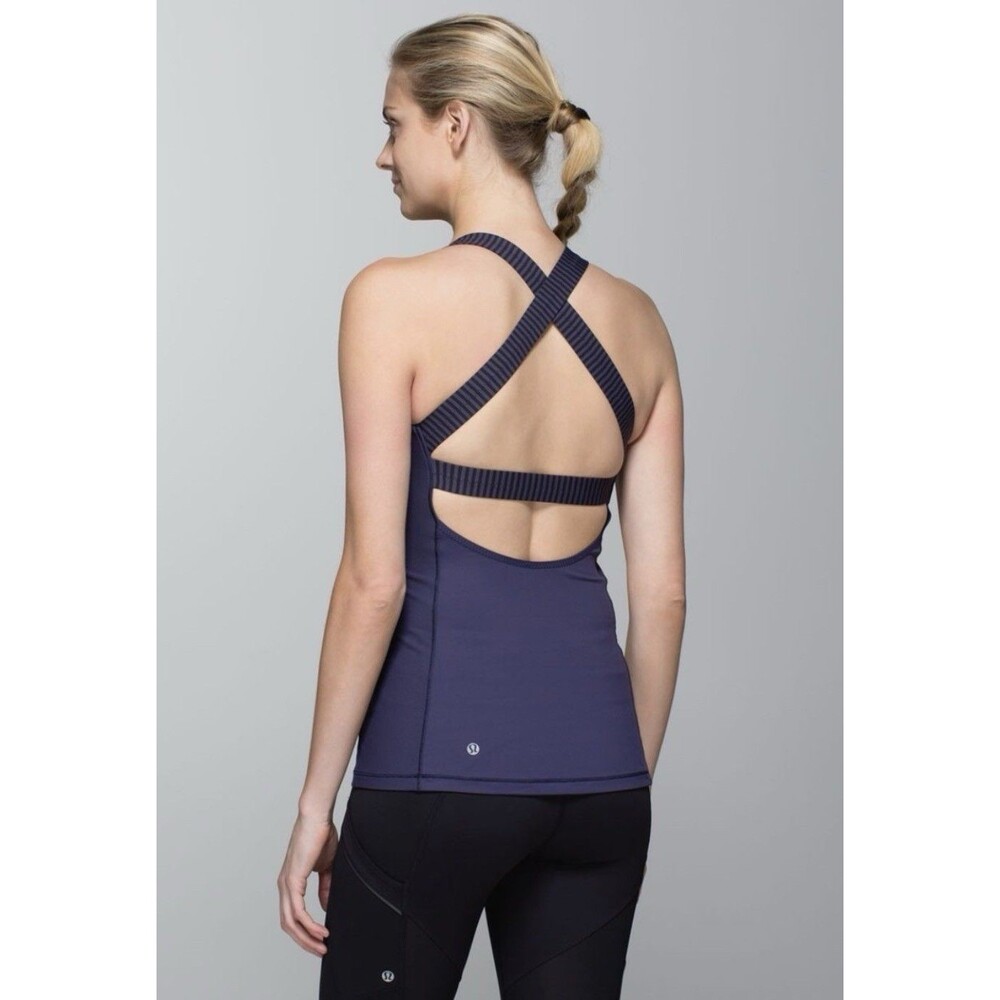 Lululemon Core Kicker Women's 6 Small Cadet Blue Tank Top Activewear Sleeveless